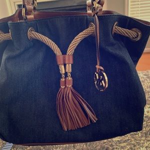 Vintage Michael Kors Denim Satchel